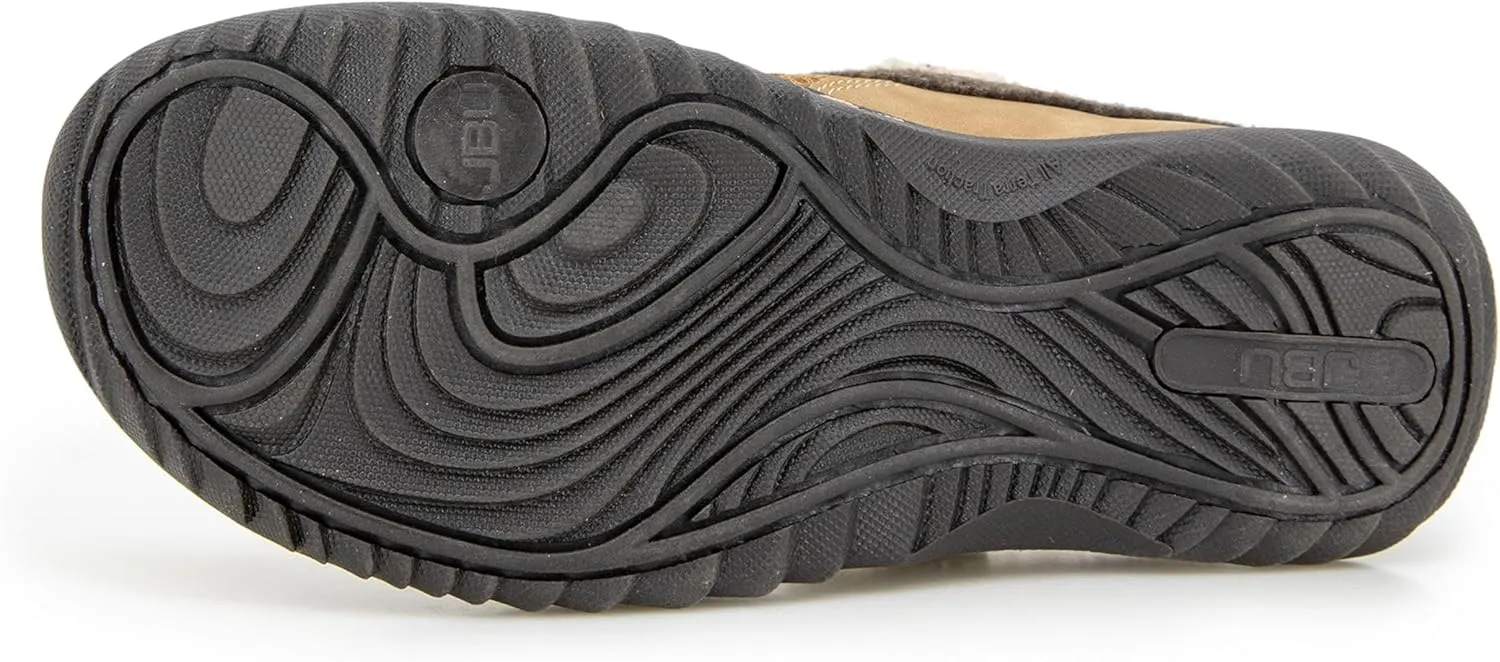 JBU Women's Ginger Faux Shearling Lined Slip On Casual Comfort Mule