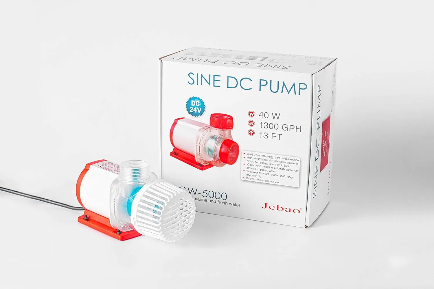 Jebao DCW SINE DC Controllable Water Pump (DCW-5000)