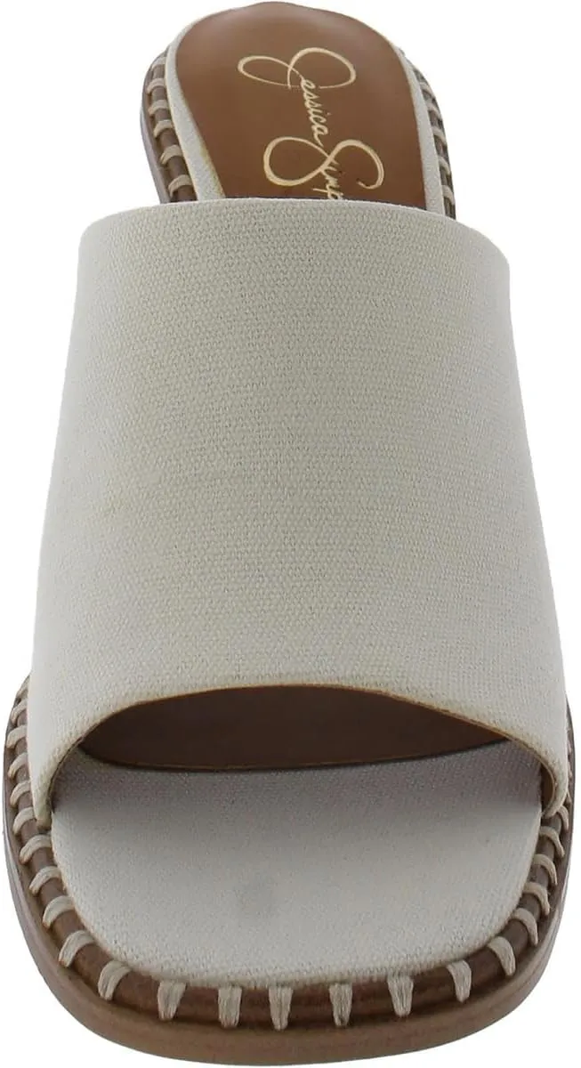 Jessica Simpson Womens Lendrila Block Heel Slip-On Heels