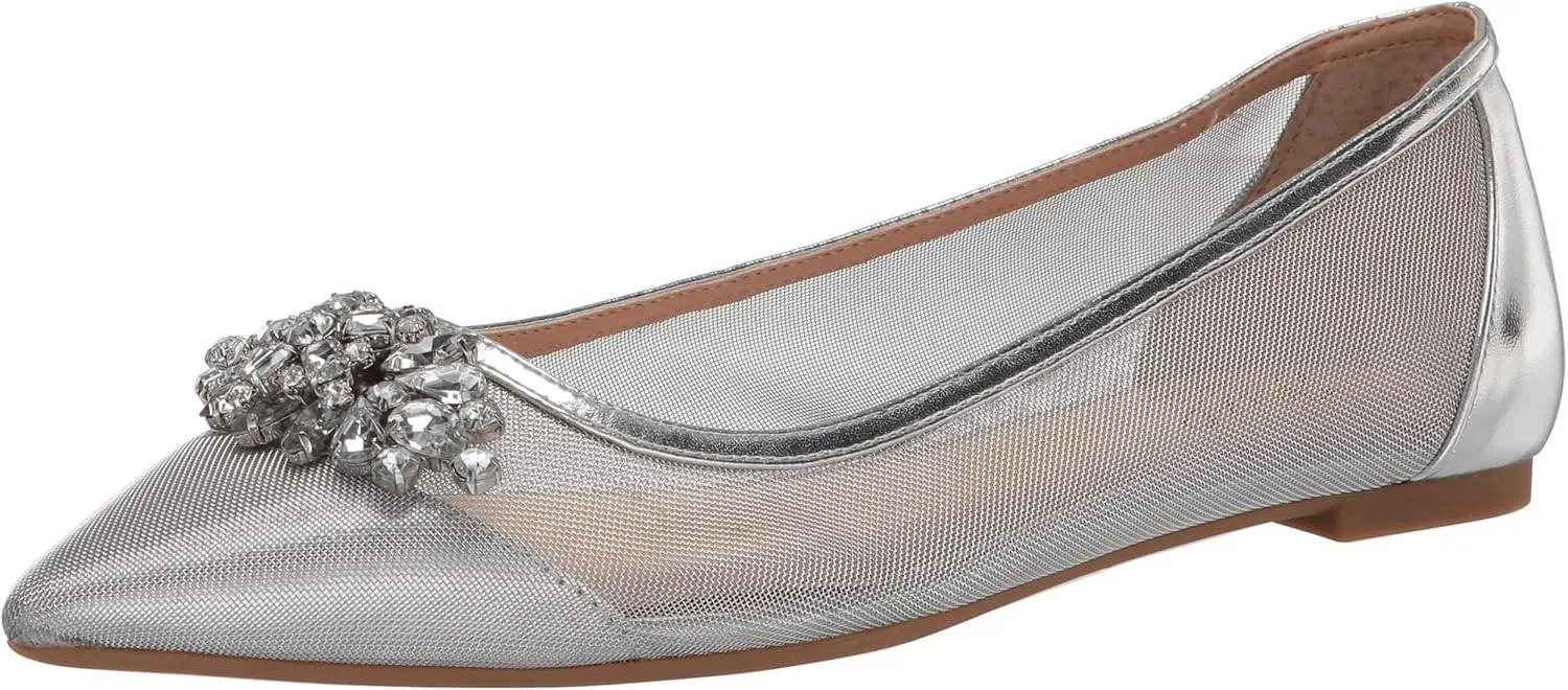 Jewel Badgley Mischka Women's Jeri Ballet Flat