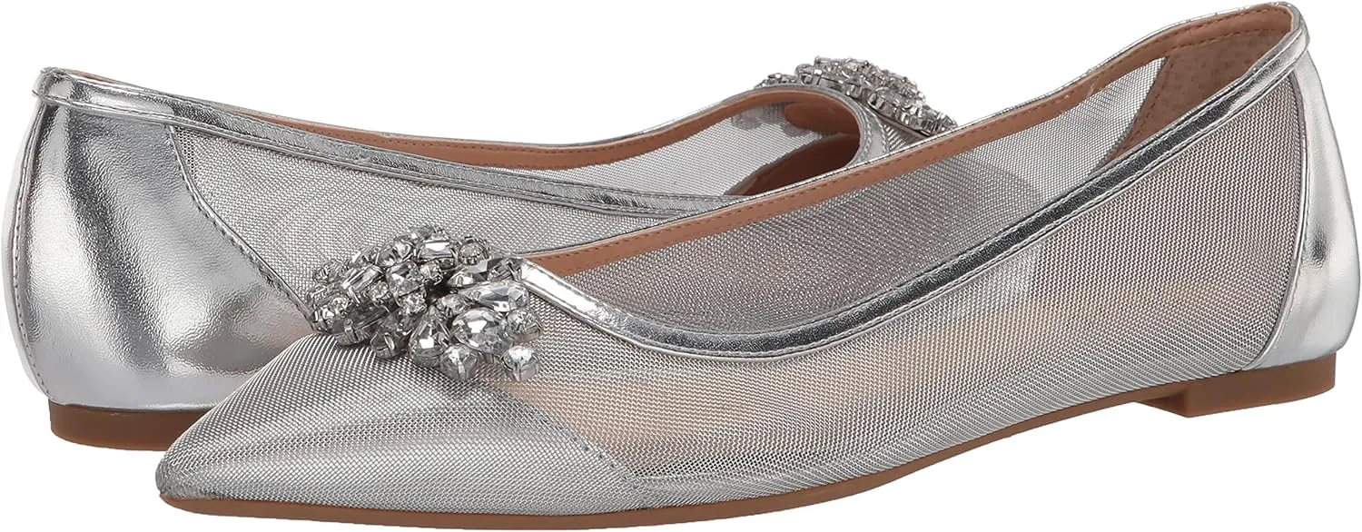 Jewel Badgley Mischka Women's Jeri Ballet Flat