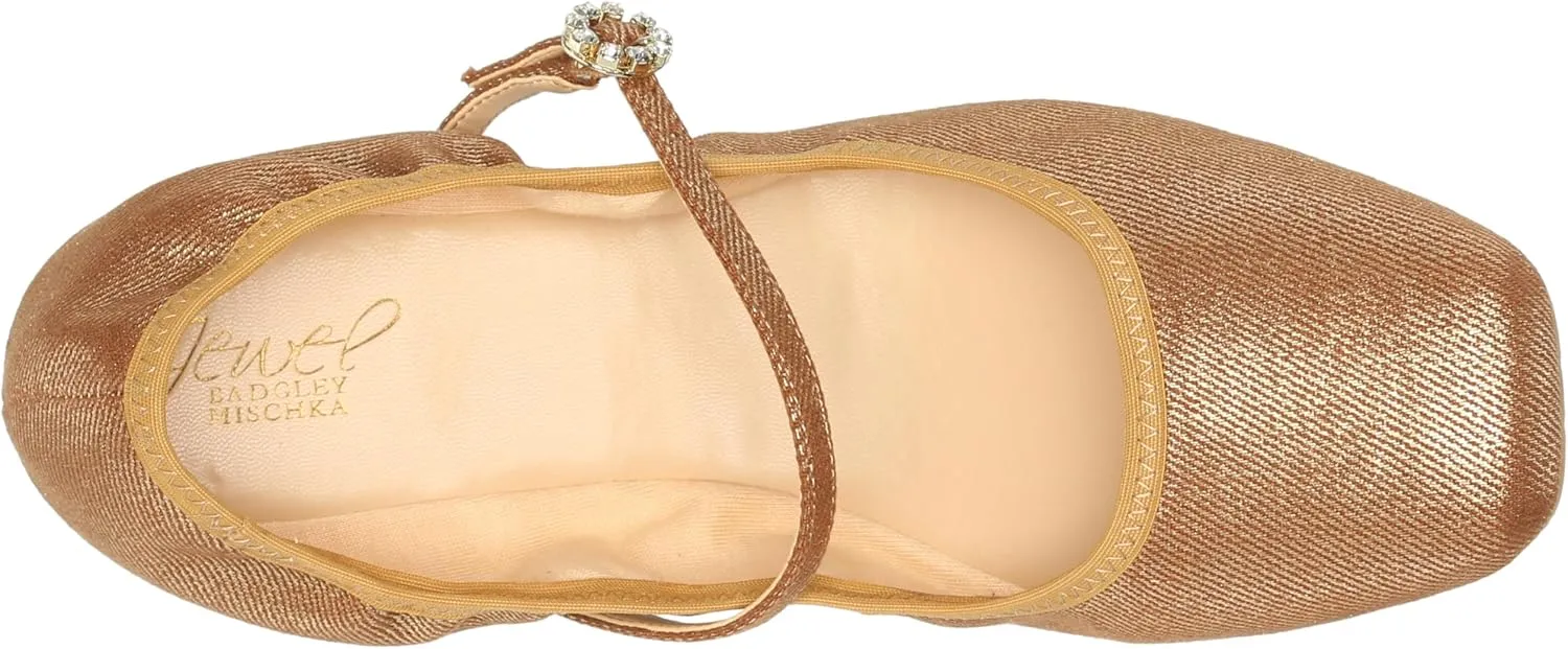 Jewel Badgley Mischka Women's Kaya Ballet Flat