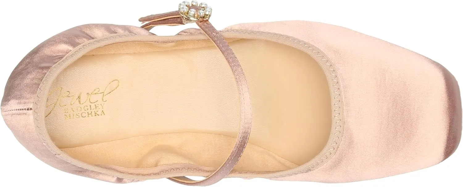 Jewel Badgley Mischka Women's Kaya Ballet Flat