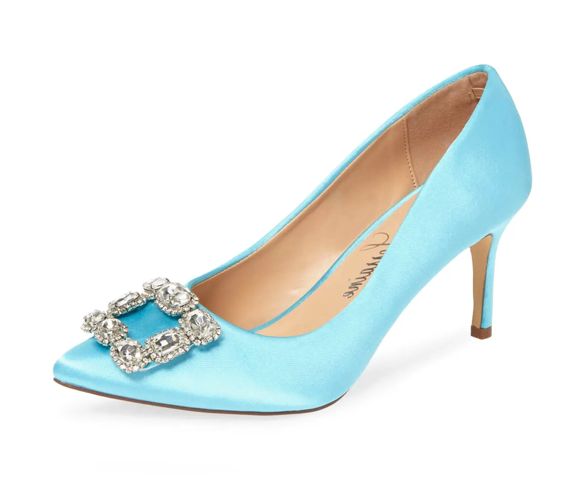 Jewel Embellished Low Toe Formal Lorraine Pump Rave testimonials Carolyn Exclusive promotion Heel Pointed Lauren Big