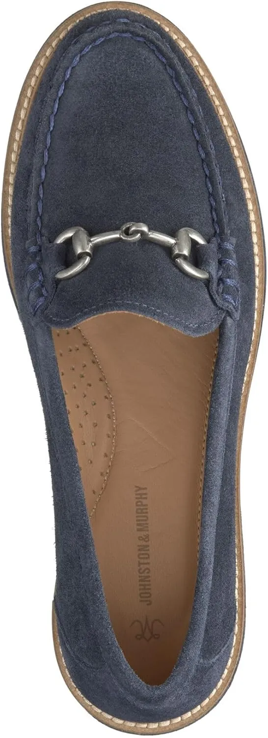 Johnston & Murphy Emmalynn Bit Loafer for Women – 2” Heeled Loafers for Women, Slip On Dress Shoes for Women