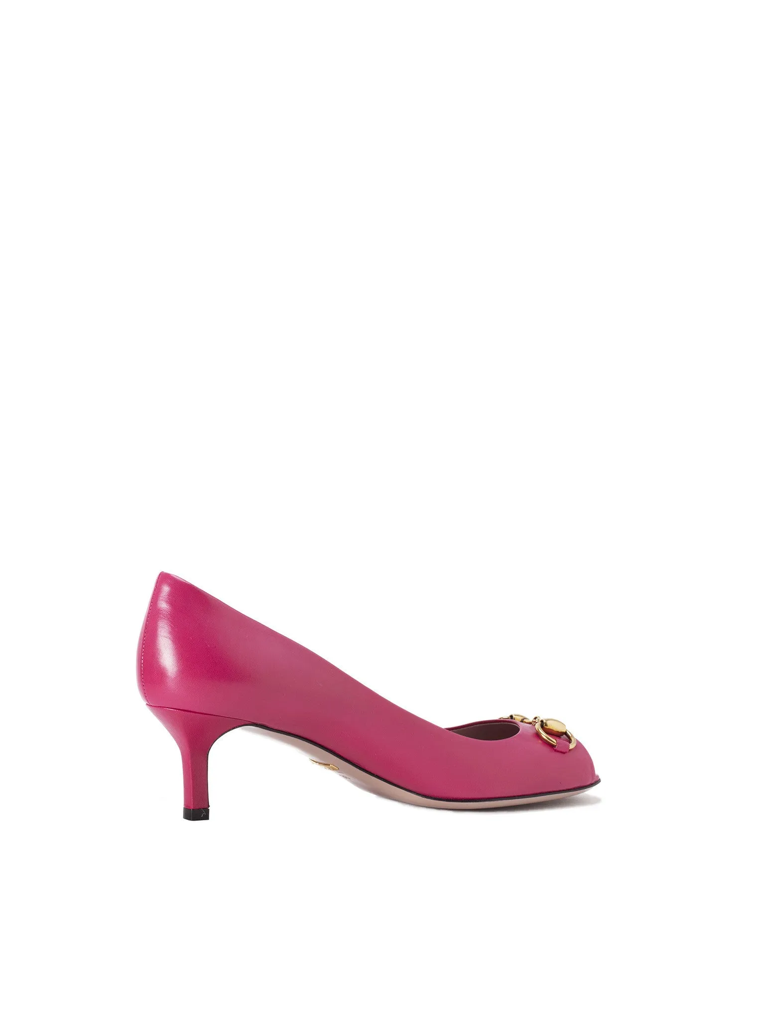 Jolene Leather Low-Heel Pump - Blossom