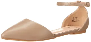 Journee Collection Women's REBA Ballet Flat, Taupe, 8.5