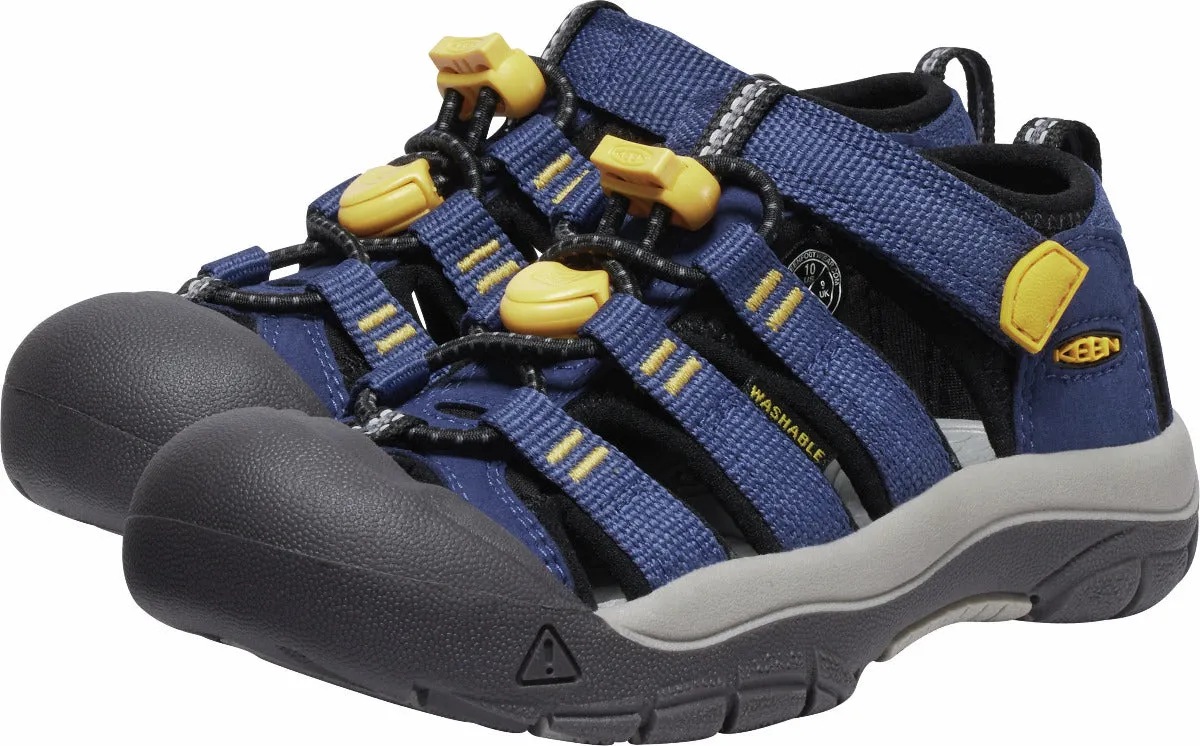 KEEN 1029138 Little Kids' Newport H2 - Naval Academy/Keen Yellow