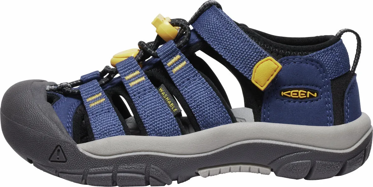 KEEN 1029138 Little Kids' Newport H2 - Naval Academy/Keen Yellow