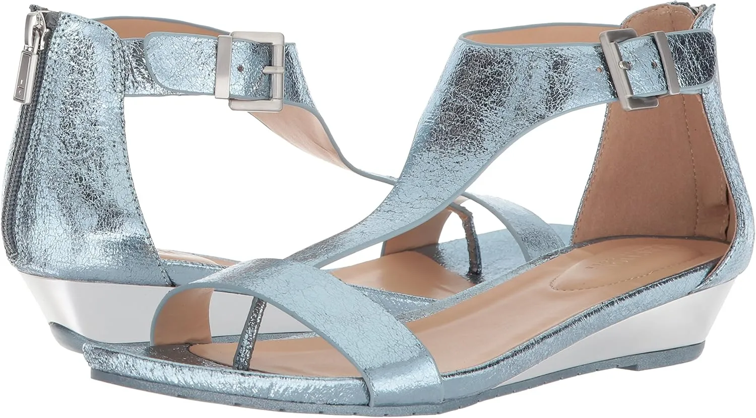 Kenneth Cole REACTION Women's Gal T-Strap Wedge Sandal