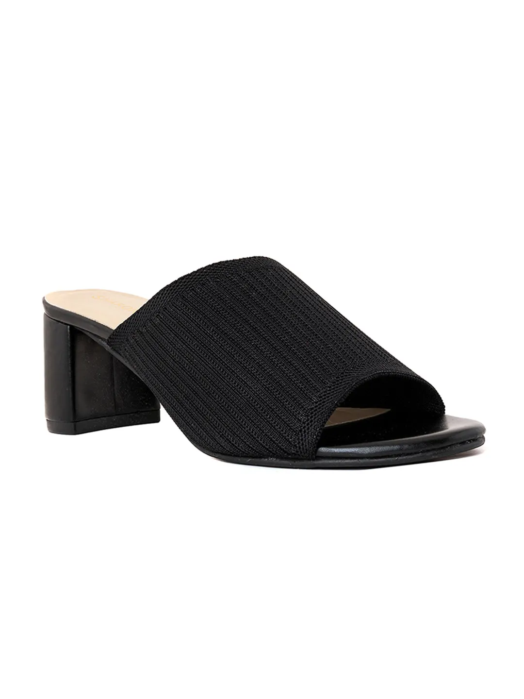 Khadim Sharon Block Heel Mule Slip On Sandal for Women