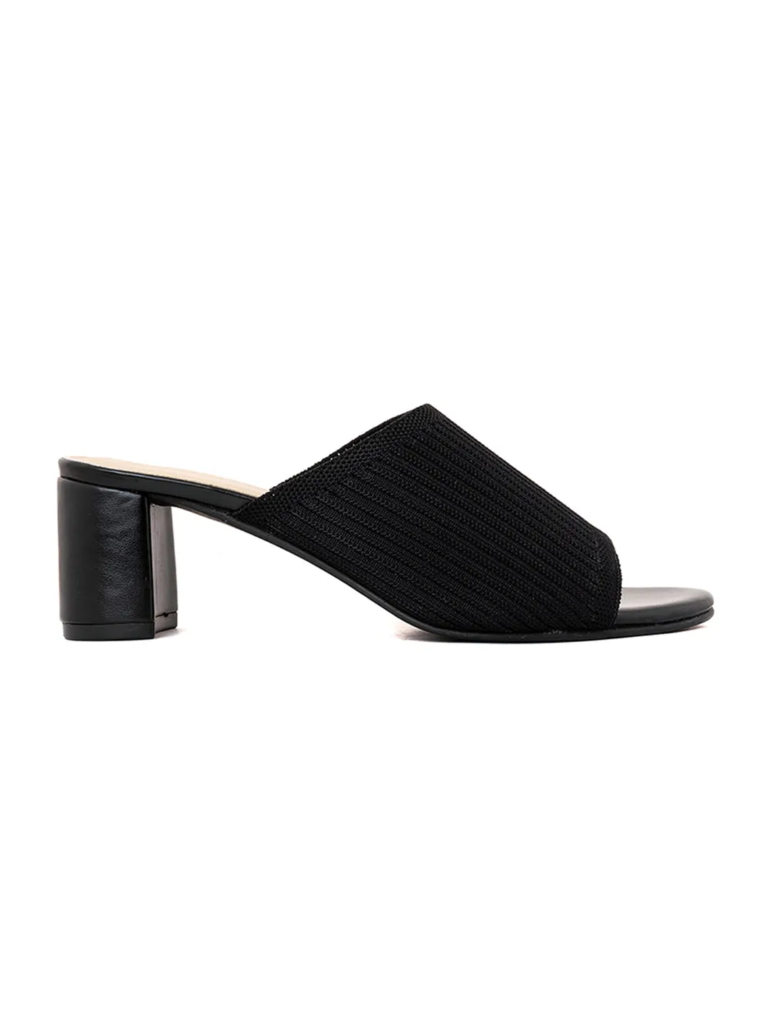 Khadim Sharon Block Heel Mule Slip On Sandal for Women