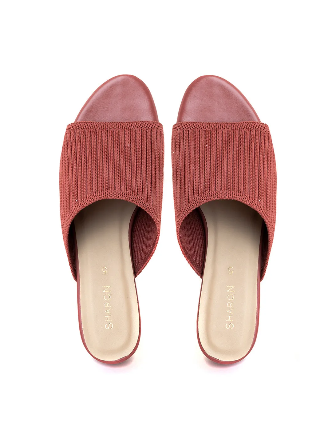 Khadim Sharon Block Heel Mule Slip On Sandal for Women