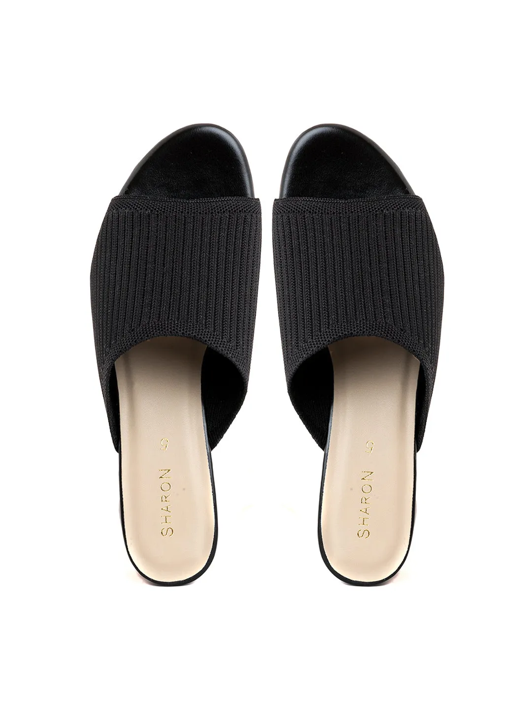 Khadim Sharon Block Heel Mule Slip On Sandal for Women