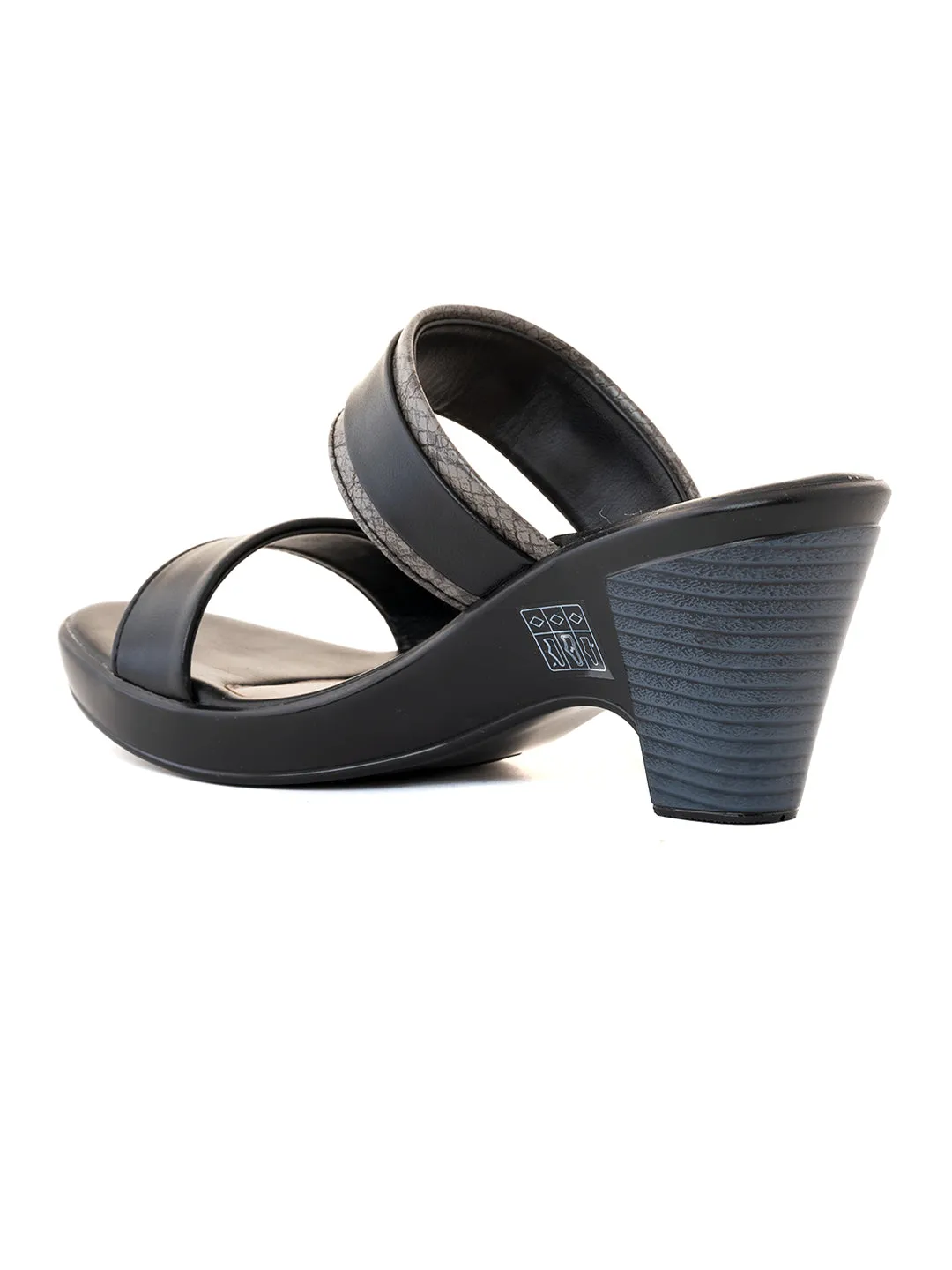 Khadim Sharon High Heel Cone Mule Slip On Sandal for Women