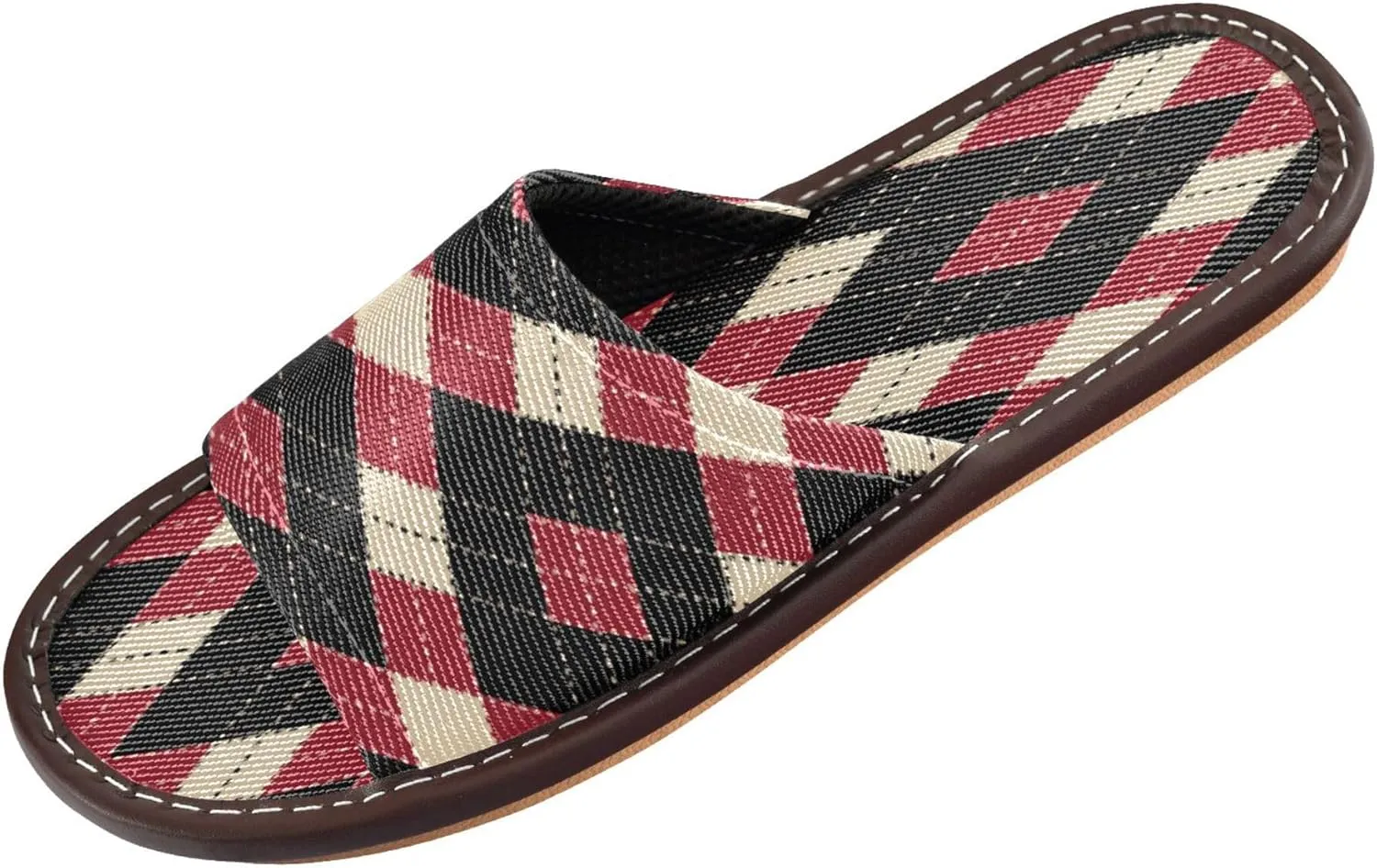 KLL Slippers for Women Men Indoor and Outdoor Portable Cozy Slip on Open Toe Home Shoes for Guest, Hotel, Travel, Airplane