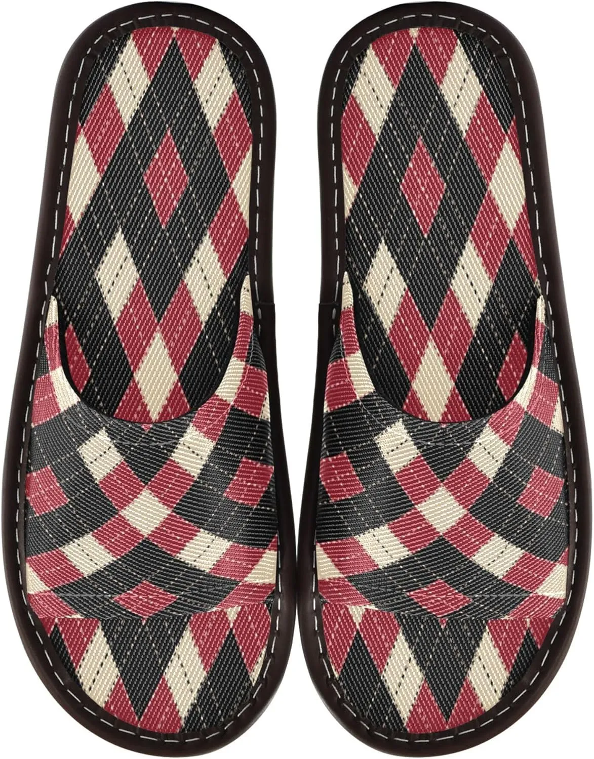 KLL Slippers for Women Men Indoor and Outdoor Portable Cozy Slip on Open Toe Home Shoes for Guest, Hotel, Travel, Airplane