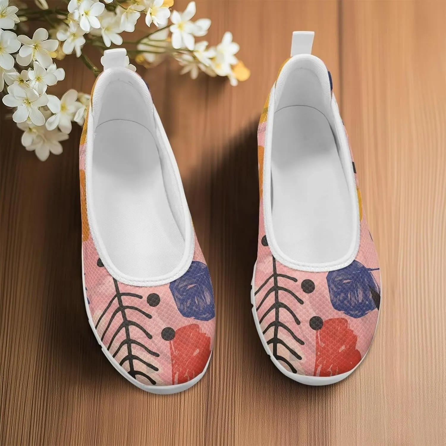 Ladies Slip on Loafer Shoes Womens Flats Dress Clothes Shoes Ballet Pregnant Walking Work Casual Comfortable
