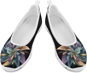 Ladies Slip on Loafer Shoes Womens Flats Shoes Ballet Pregnant Women Work Casual Comfortable White Sole
