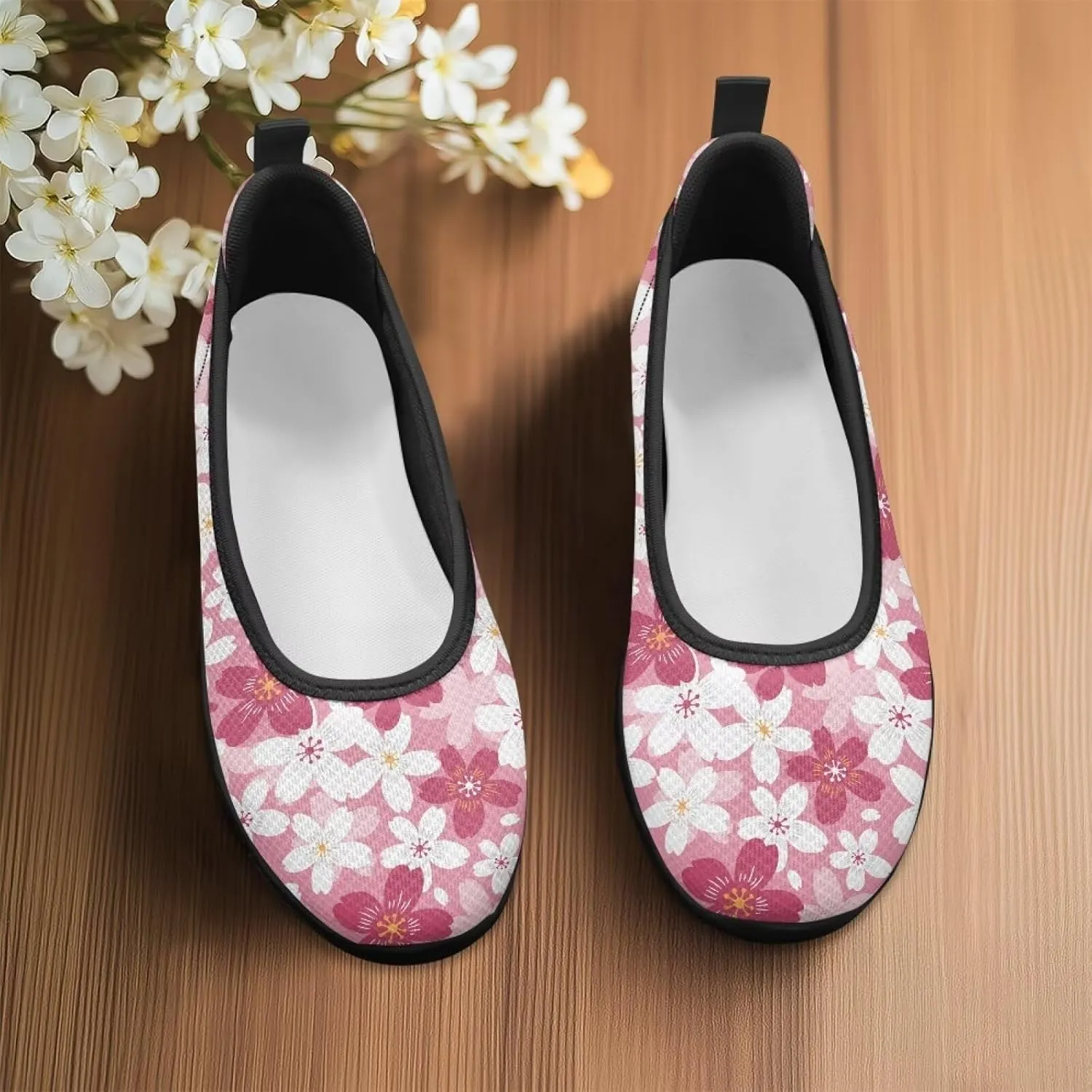 Ladies Slip on Loafer Shoes Womens Flats Shoes Ballet Pregnant Women Work Casual Comfortable