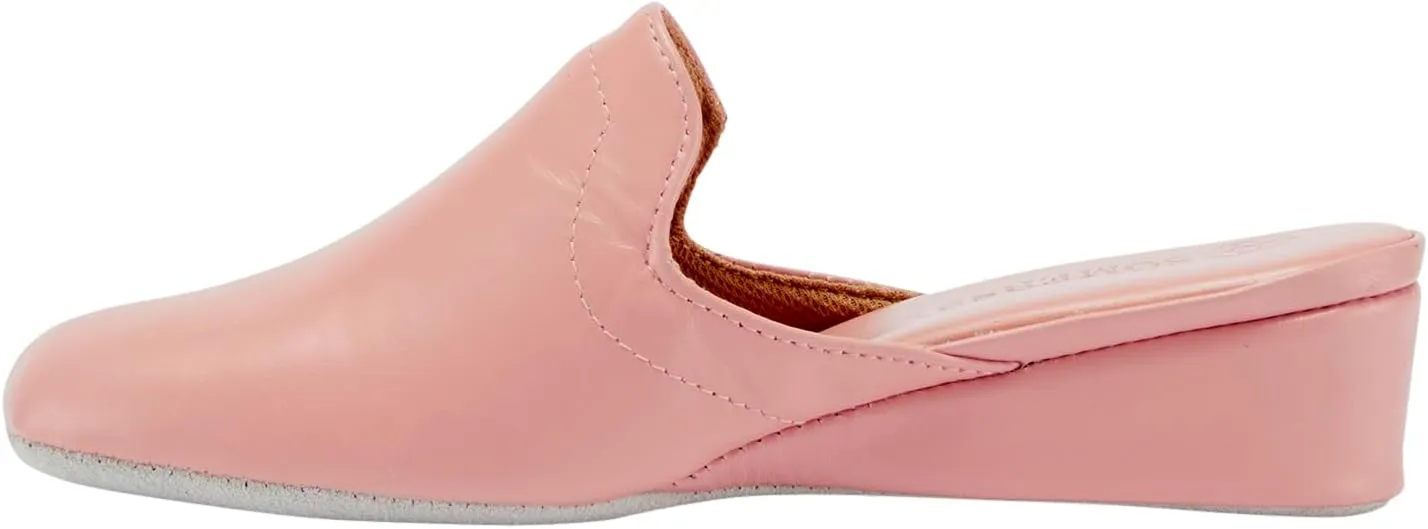 Lamo Somersby Blanche Women's Slippers, Slip-On Leather House Slippers for Women