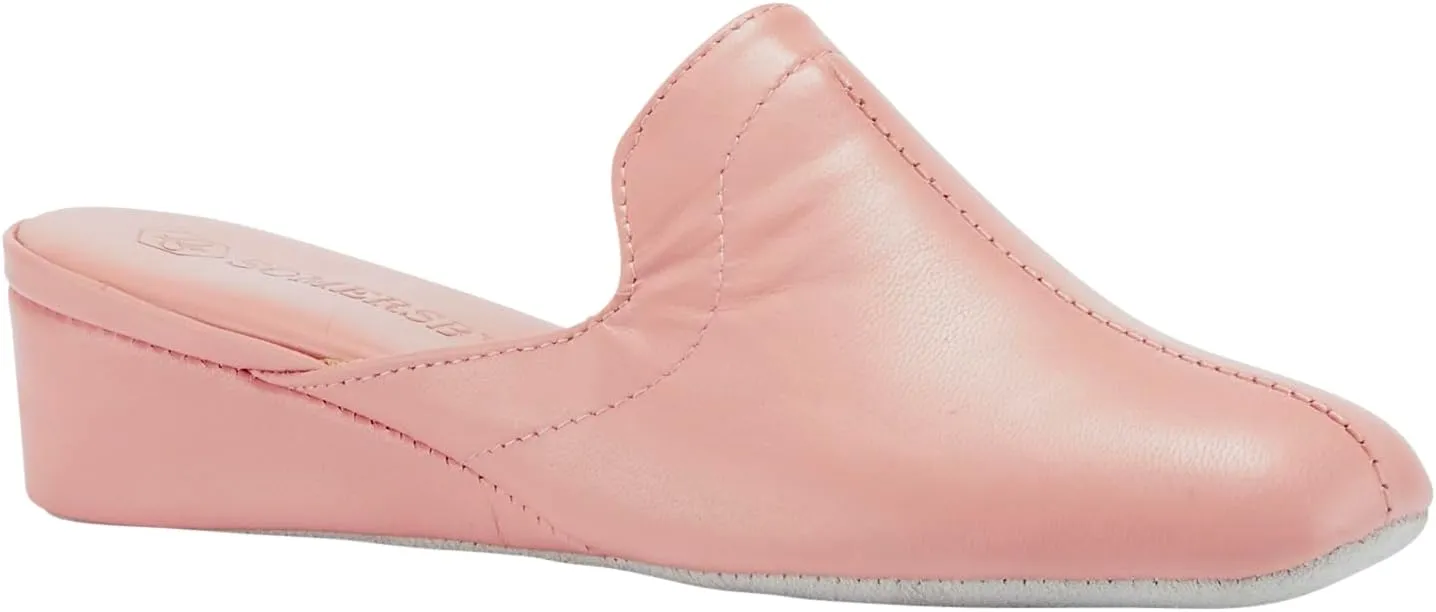 Lamo Somersby Blanche Women's Slippers, Slip-On Leather House Slippers for Women