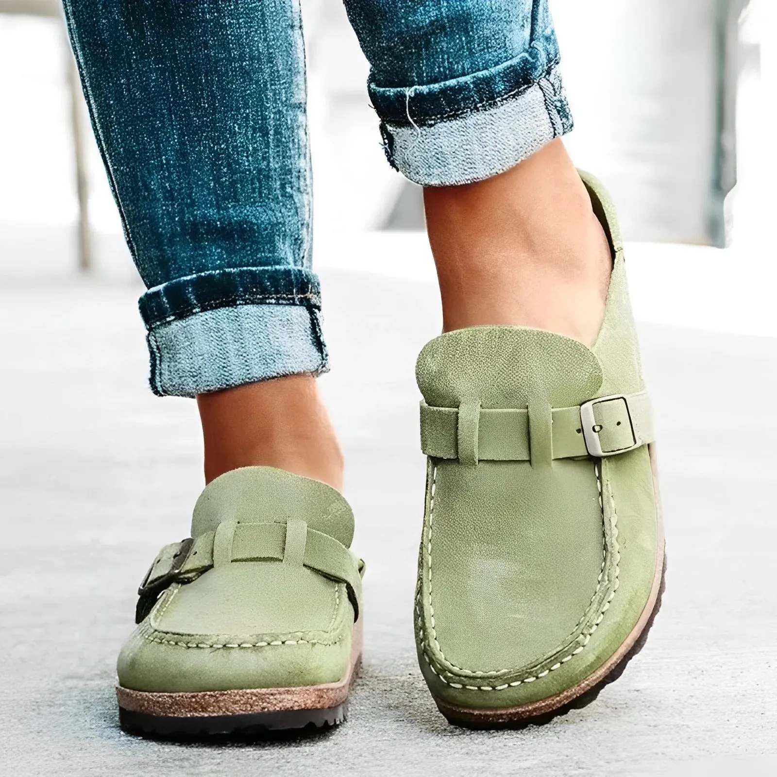 Leather Sandals for Women - Barbara