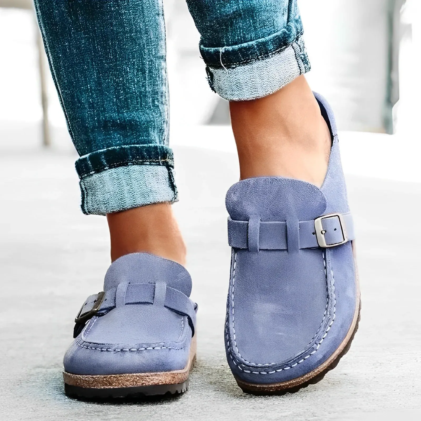 Leather Sandals for Women - Barbara
