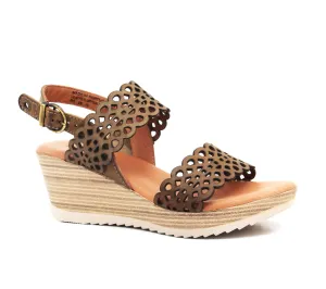 Libby Leather Wedge Sandal