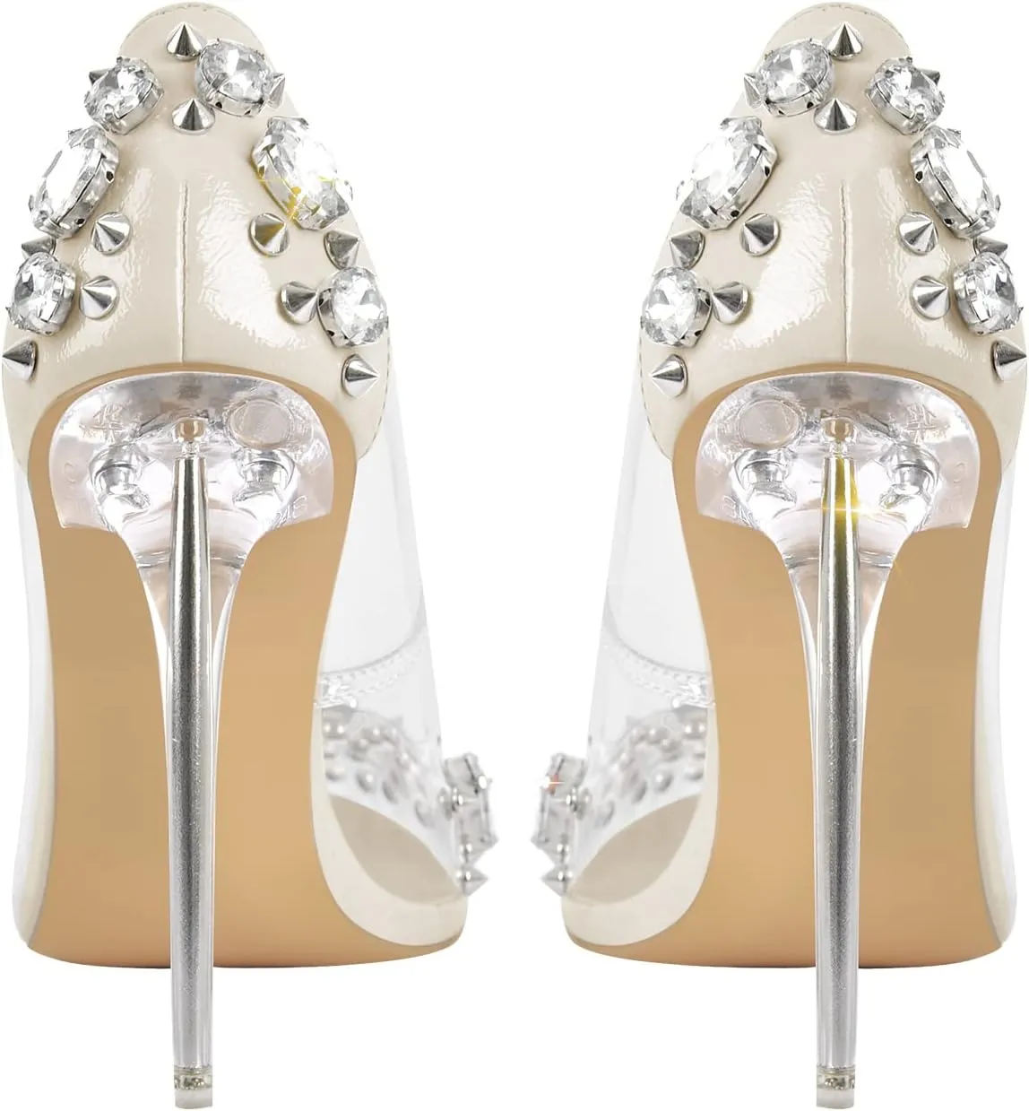 LISHAN Women's Pointed Toe High Heel Pumps