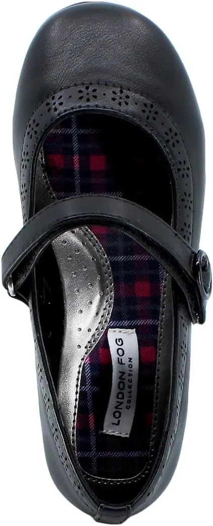 LONDON FOG Girls School Uniform Shoe Youth and Toddler Sizes Mary Jane and Ballet Flat Styles