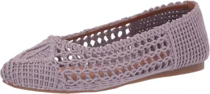 Lucky Brand Women's Avelly Macrame Flat Ballet