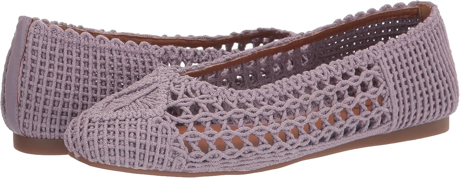 Lucky Brand Women's Avelly Macrame Flat Ballet