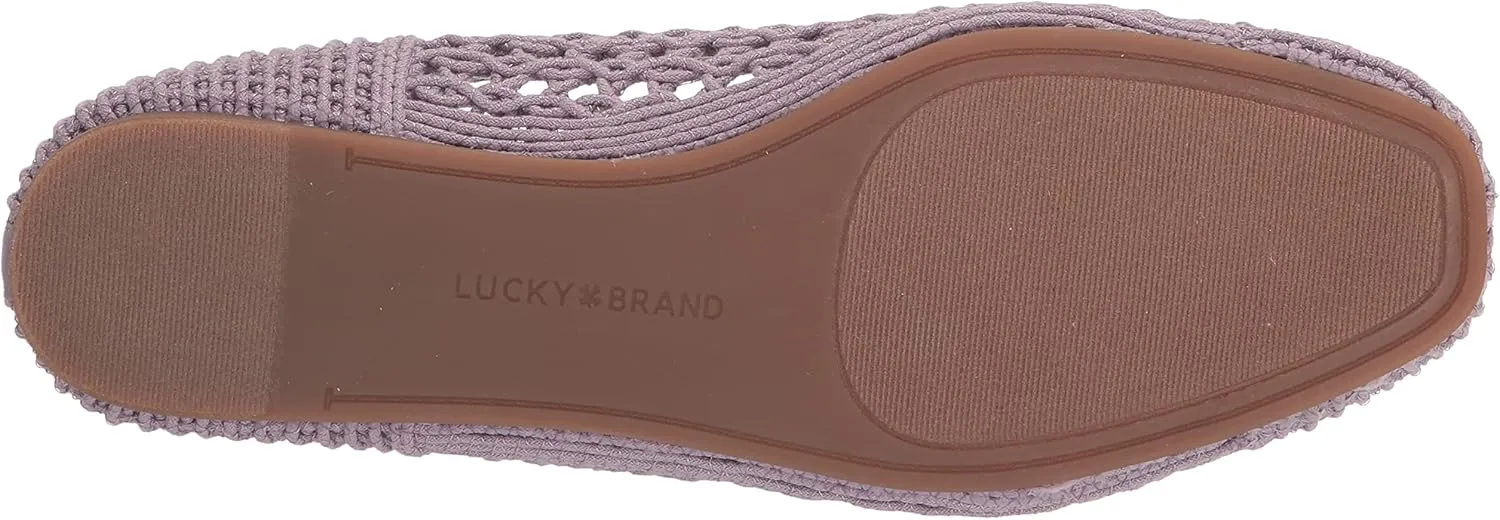 Lucky Brand Women's Avelly Macrame Flat Ballet