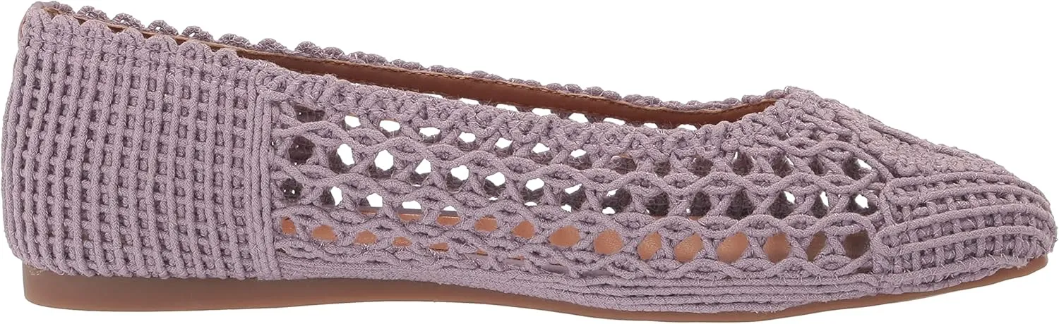 Lucky Brand Women's Avelly Macrame Flat Ballet