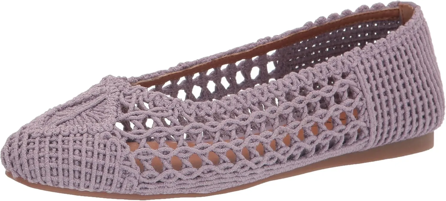 Lucky Brand Women's Avelly Macrame Flat Ballet