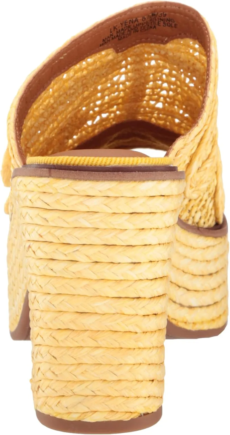 Lucky Brand Women's Yena Natural Raffia Sandal Mule