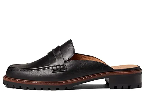 Madewell The Corinne Lugsole Loafer Mule True Black 6.5 M