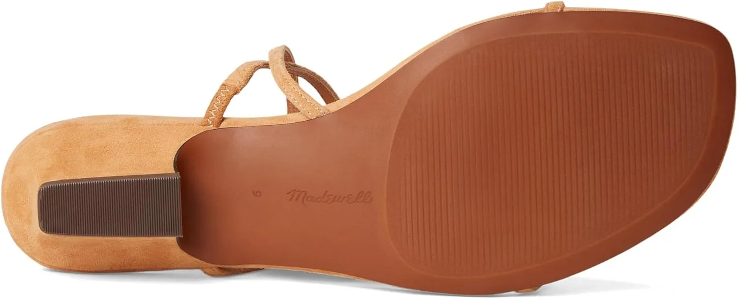 Madewell Women's Tonio Strappy Sandals-Lace Up Suede Ballet Flat