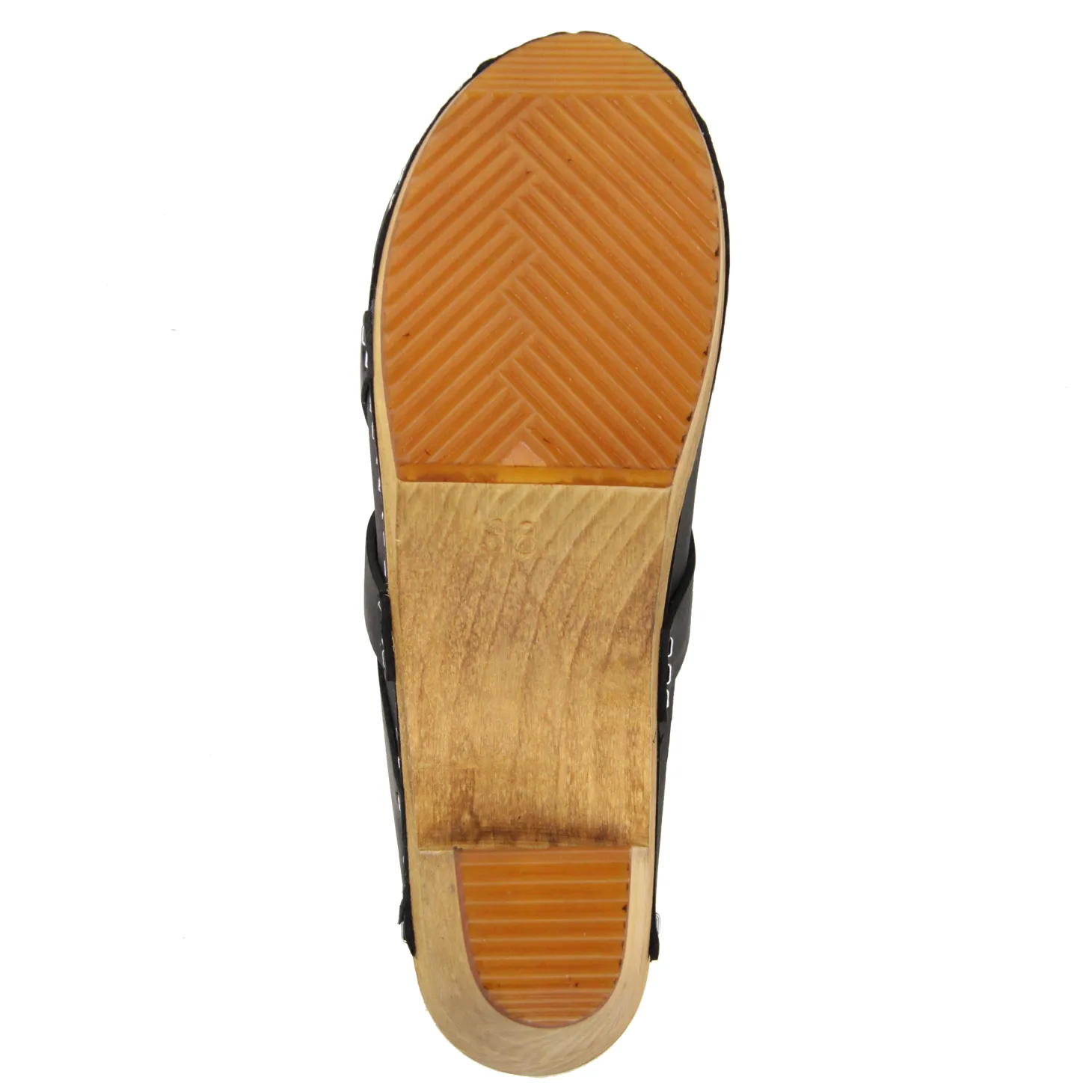 Manuella Women's Wood Mule in Black