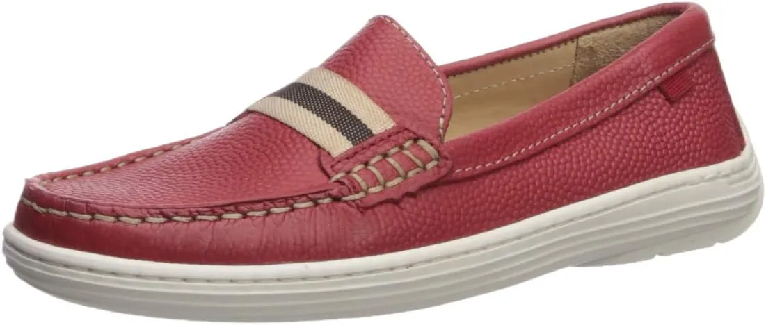 Marc Joseph New York Girl's Kids Boys Leather Elastic Grow Gain Loafer