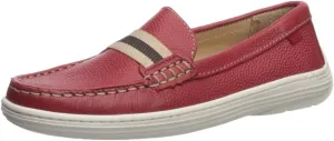 Marc Joseph New York Girl's Kids Boys Leather Elastic Grow Gain Loafer