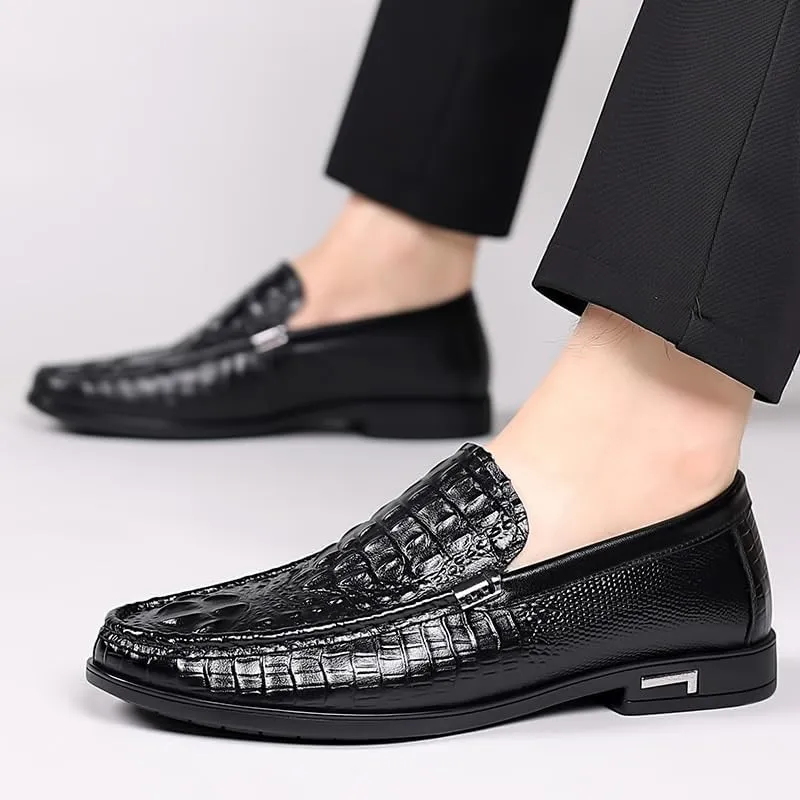 Men’s Dress Loafer Shoes Classic Business Wedding Formal Oxfords Shoes