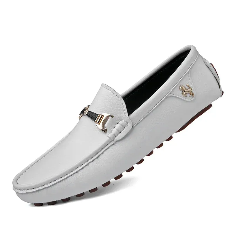 Men's Genuine Leather flat Loafer