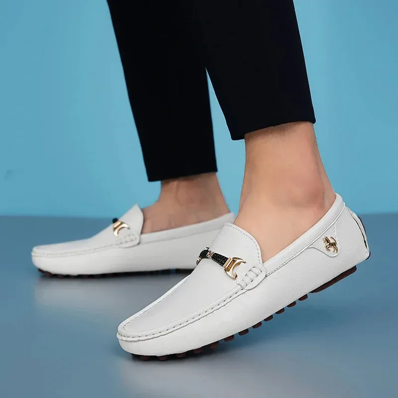Men's Genuine Leather flat Loafer