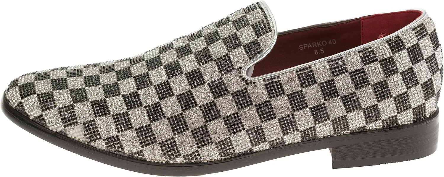 Mens Sparkling Glitter Dress-Shoes sparko40
