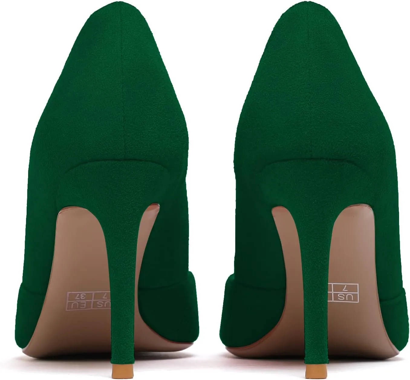 Mettesally Womens Elegant Pointy Toe High Heels Pumps D'Orsay Slip On Stilettos Heeled Party Dress Shoes