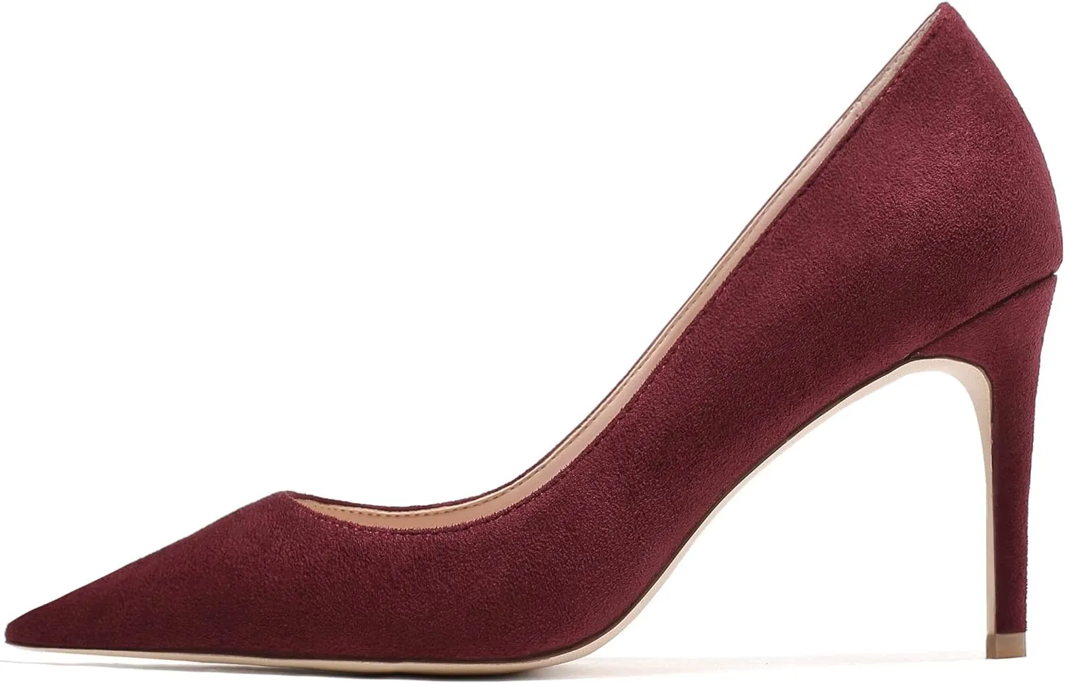 Mettesally Women's High Heel Pumps Pointed Closed Toe Bridal Wedding Party Sexy Pumps Basic Formal Dress Shoes
