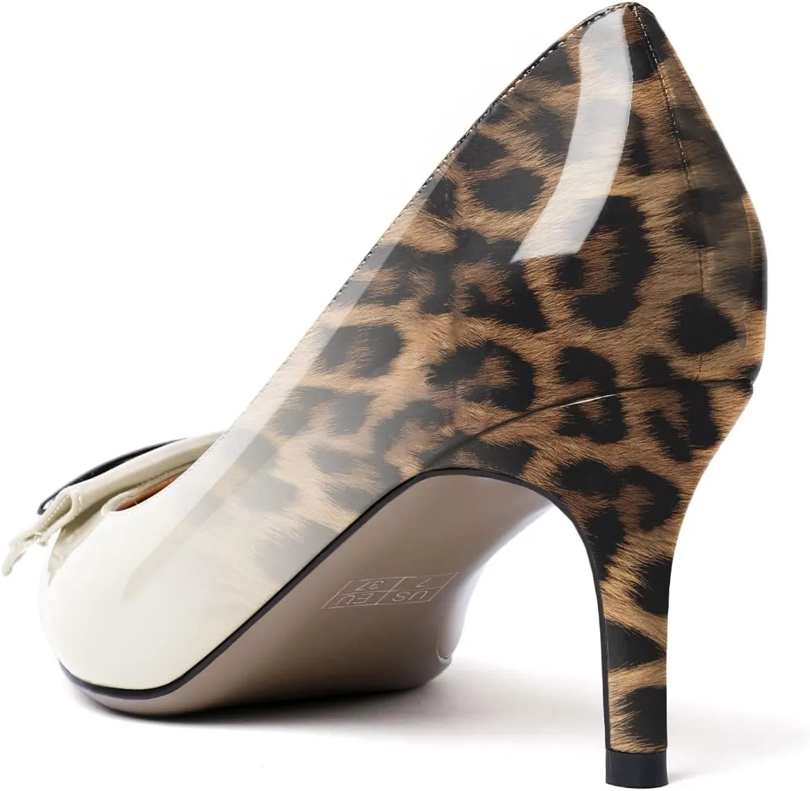 Mettesally Women's Kitten Heels Pumps Pointed Closed Toe Comfort Mid Heels Slip On Wedding Party Casual Office Dress Shoes