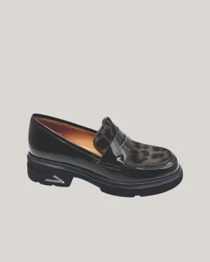 Mila Raine Etour Black Patent Pony Mix